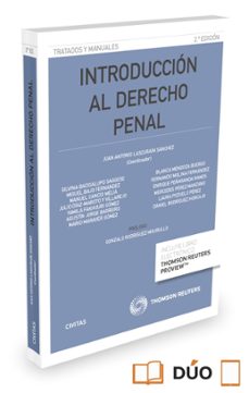 introduccion al derecho penal (2ª ed.)-juan antonio lascurain sanchez-9788447052875