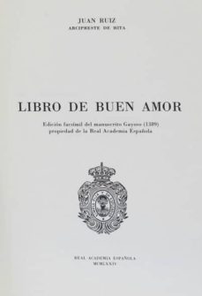 libro del buen amor-arcipreste de hita-9788450202175