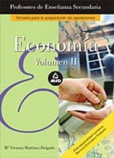 profesores de enseñanza secundaria. economia: temario volumen ii-9788466528375
