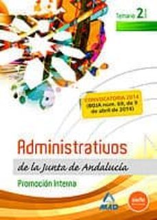 administrativos de la junta de andalucia. promocion interna. volumen ii-9788467697575
