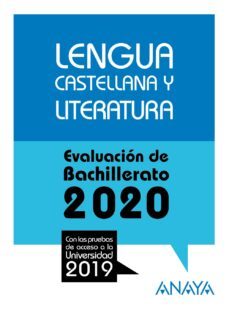 lengua castellana y literatura: evaluacion de bachillerato 2020 - prueba acceso universidad-9788469873175