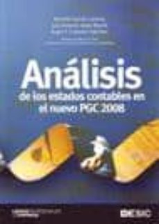 analisis de los estados contables en el nuevo pgc 2008-9788473565875