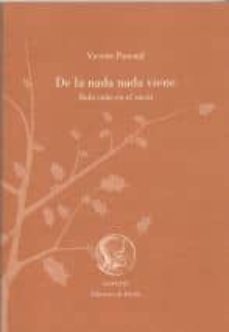 de la nada nada viene: todo cabe en el vacio-vicente pascual-9788485815975