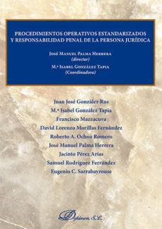 procedimientos operativos estandarizados y responsabilidad penal (ebook)-jose manuel palma herrera-9788490851975