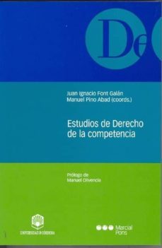 estudios de derecho de la competencia-juan ignacio font galan-9788497682275