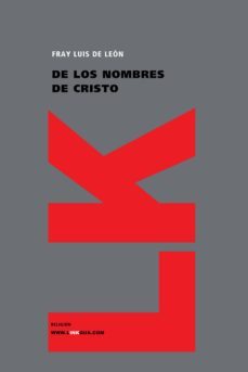 de los nombres de cristo-fray luis de leon-9788498167375