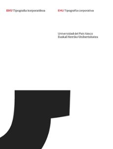 ehu tipografia corporativa = ehu tipografia korporatiboa-9788498608175