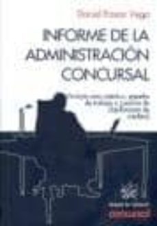 informe de la administracion concursal-9788498764475