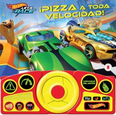 hot wheels: let s race - ¡pizza a toda velocidad! libro sonoro con volante-9798384603375