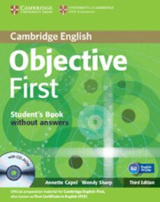 objective first 3rd edition student s book without answers with cd-rom (upper-intermediate cef level: b2)-9780521178785
