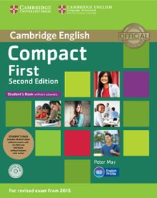 compact first second edition student s pack (student s book without answers with cd rom,      workbook without answers with audio)-9781107428485