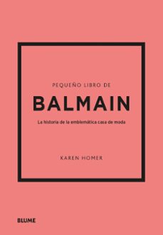 pequeño libro de balmain-karen homer-9788410048485