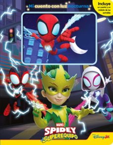spidey y su superequipo. mi cuento con luz nocturna-9788410362185