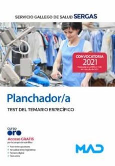 planchador/a del servicio gallego de salud. test del temario especifico-9788414249185