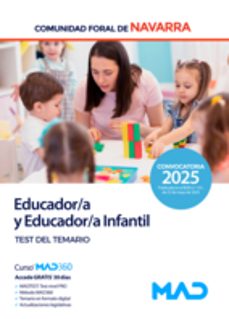 educador y educador infantil. comunidad foral de navarra test de temario-9788414297285