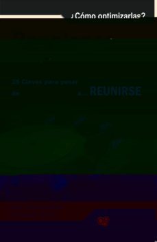 reuniones eficaces (2ª ed.)-eva cantavella cuso-9788415735885