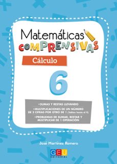 matematicas comprensivas calculo 6-jose martinez romero-9788417201685