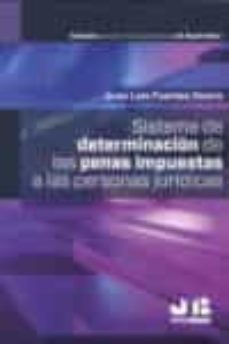 sistema de determinacion de las penas impuestas a las personas juridicas-juan luis fuentes osorio-9788419580085