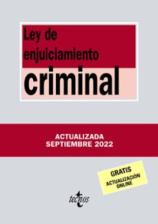 ley de enjuiciamiento criminal (6ª ed.)-9788430985685