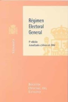 regimen electoral general (6ª ed.)-9788434014985