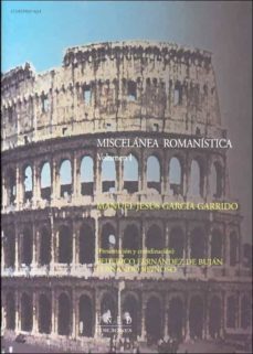 miscelanea romanistica. volumen i-manuel jesus garcia garrido-9788436253085