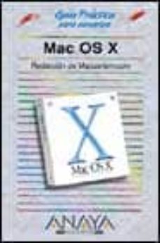 mac os x (guias practicas) (incluye cd-rom)-9788441513785