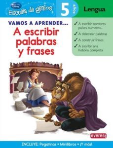 vamos a aprender a escribir palabras y frases (escuela de genios)-9788444146485
