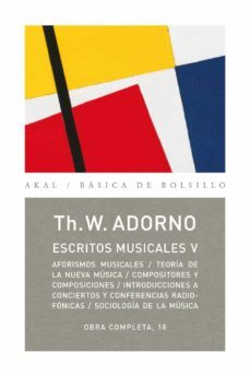 escritos musicales,v (obra completa 18)-theodor w. adorno-9788446016885