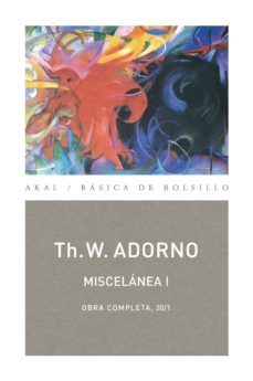 miscelánea i-theodor w. adorno-9788446041085