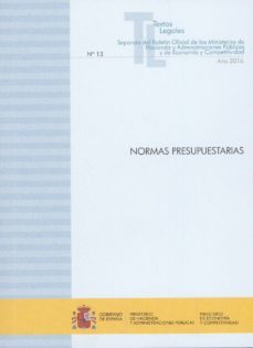 normas prosupuestarias 2016-9788447608485