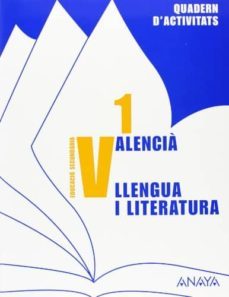 valencia: llengua i literatura 1. quadern d activitats  1º eso-9788466759885