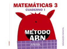 matematicas infantil 5 años abn. nivel 3. cuaderno 1.-9788469814185
