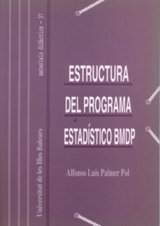 estructura del programa estadistico bmdp-9788476323885