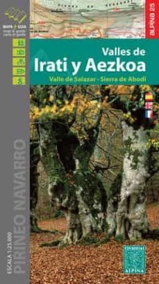 valles de irati y aezkoa (1:25.000)-9788480906685