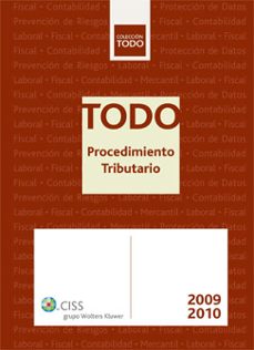 todo procedimiento tributario 2009-2010-jose maria pelaez martos-9788482358185
