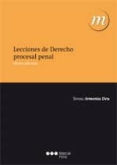 lecciones de derecho procesal penal (6ª ed.)-teresa armenta deu-9788497689885