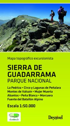 mapa topografico excursionista sierra de guadarrama. parque nacio nal-9788498292985
