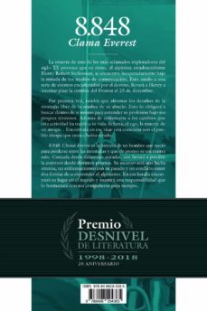 8848 clama everest (premio desnivel de literatura)-9788498294385