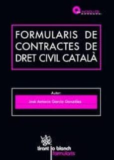 formularis de dret civil catala-jose antonio garcia gonzalez-9788498766585
