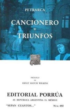 cancionero. triunfos-francesco petrarca-9789700739885
