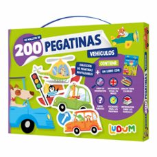 ludum - maletin 200 pegatinas - vehiculos-9791387627485