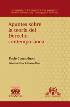 apuntes sobre la teoria del derecho contemporanea (ebook)-paolo comanducci-4099995589795