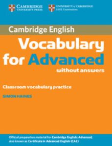 cambridge vocabulary for advanced without answers-9780521182195