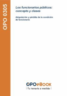 los funcionarios publicos: concepto y clases (ebook)-9781524314095