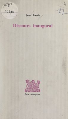 discours inaugural (ebook)-jean laude-9782307419495
