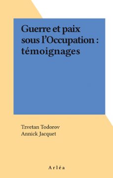 -tzvetan todorov-annick jacquet-9782402510295