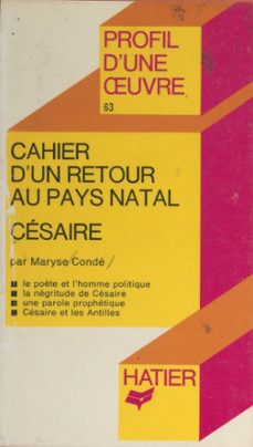 cahier d'un retour au pays natal (ebook)-maryse conde-9782706289095