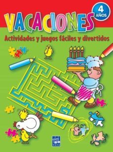 vacaciones 4 años: actividades y juegos faciles y divertidos-9788408079095