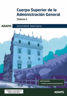 temario 5 cuerpo superior de administracion general de la general de la generalitat valenciana-9788410774995