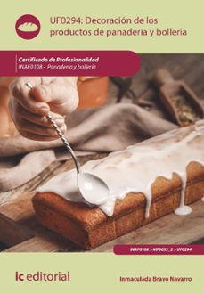 decoracion de los productos de panaderia y bolleria. inaf0108 (ebook)-inmaculada bravo navarro-9788411842495